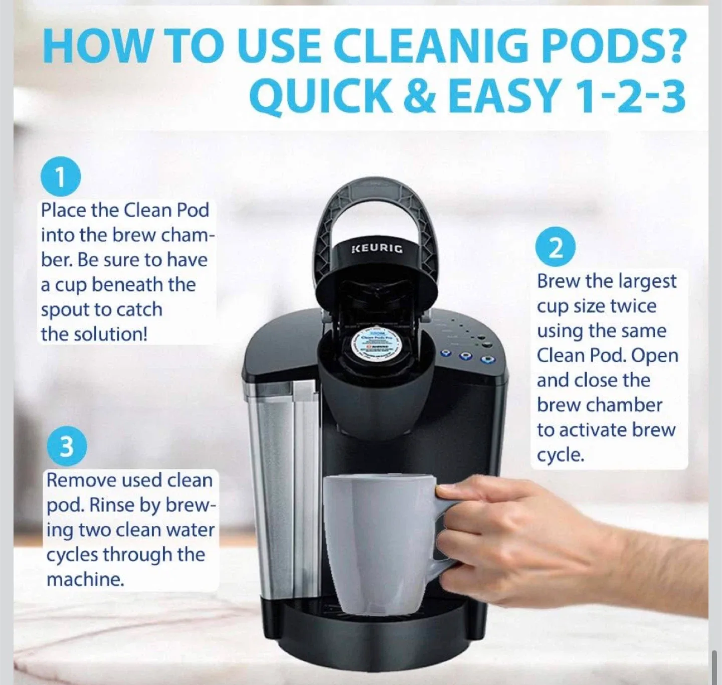 Cleaning Pods for Keurig Brewers image indicator(3)