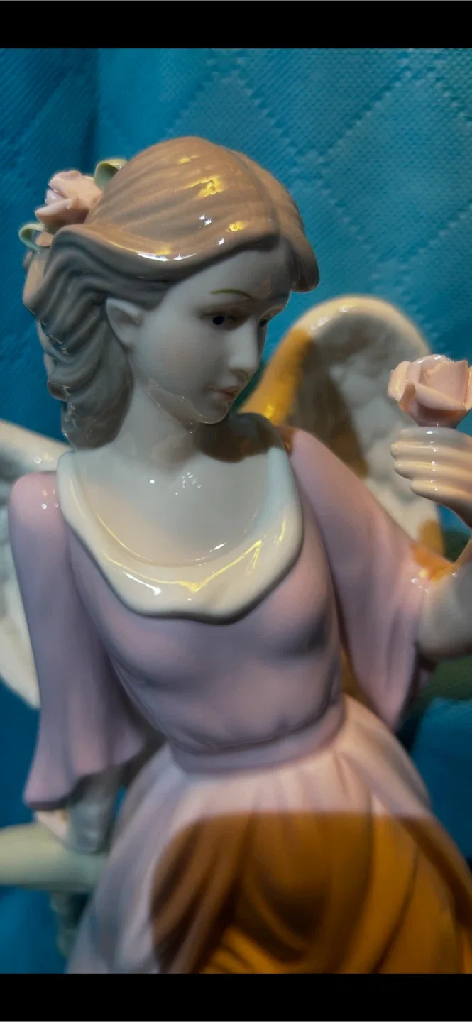Porcelain Angel Figurine - 12" Tall image indicator(5)