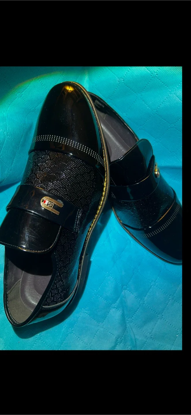 Men's Black Dress Shoes - Size 43 image indicator(5)