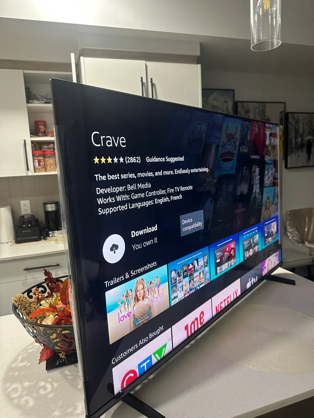 New 50-inch Qled Fire TV – Smart TV with Remote & Manual image indicator(2)