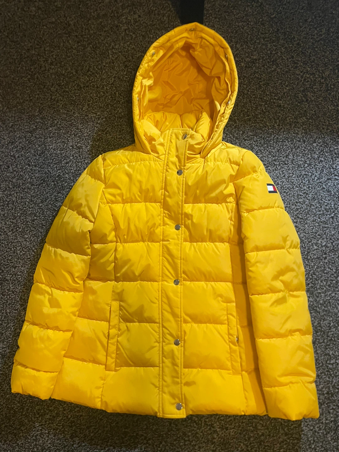 Tommy Hilfiger Yellow Puffer Jacket