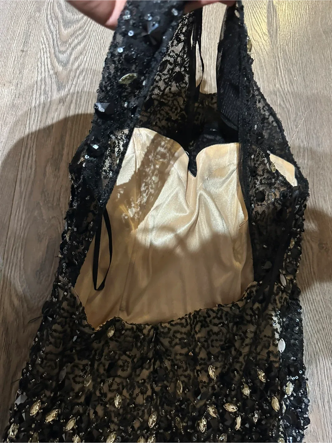 Black & Gold Evening Gown image indicator(3)