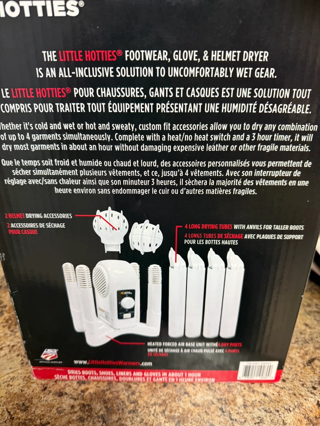 Little Hotties Ultra Dry Footwear, Glove & Helmet Dryer - photo 3