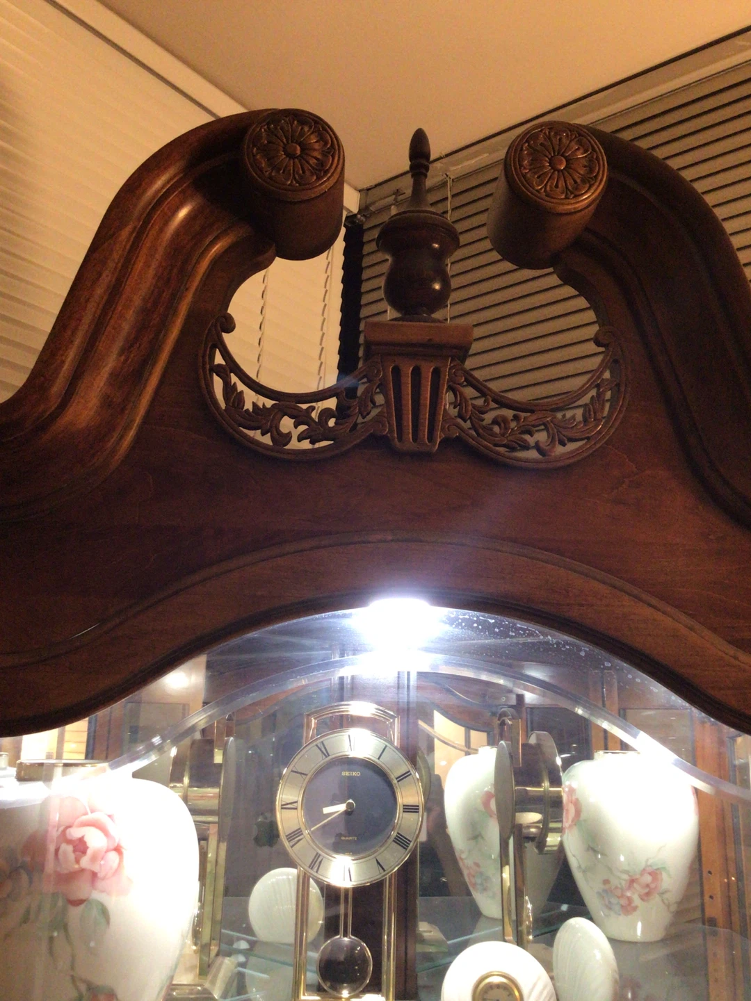 Vintage Bombay Company Curved Cabinet - photo 3
