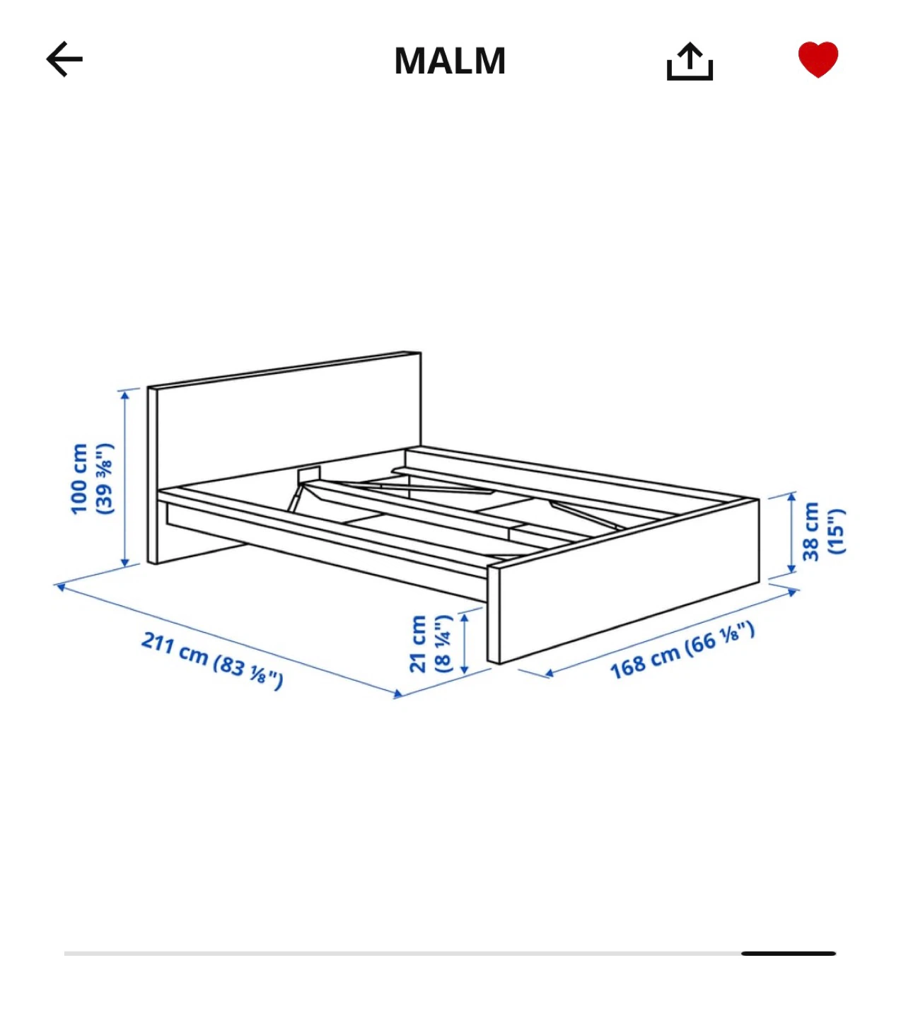 IKEA Malm Queen Bed Frame - Gray - photo 4