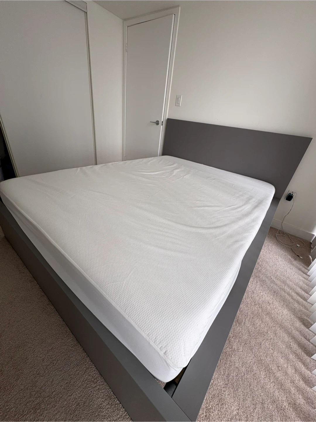 IKEA Malm Queen Bed Frame - Gray