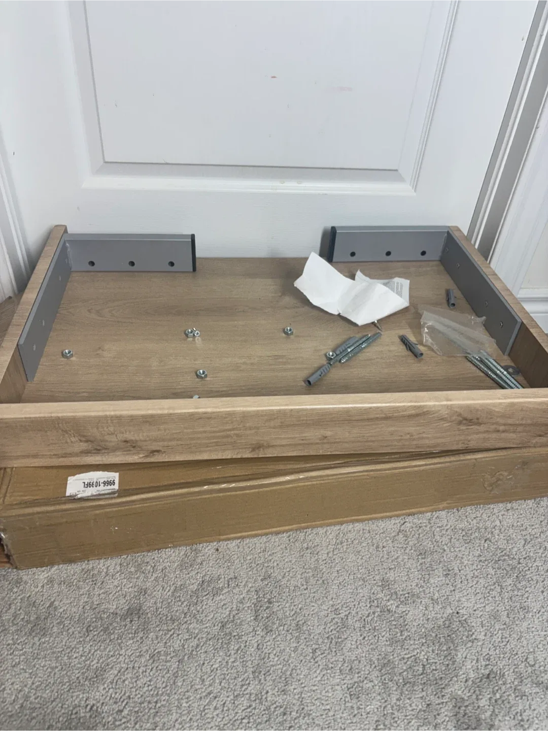 Waimea 26.3'' Bathroom Vanity Top /Wood Shelf image indicator(7)