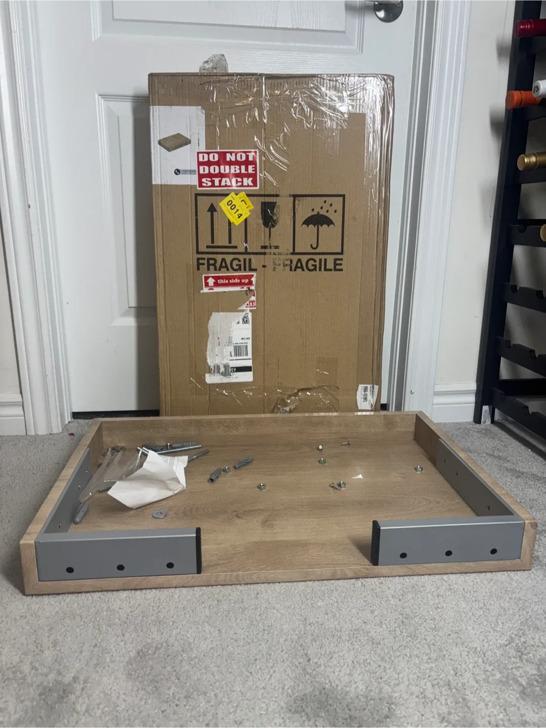 Waimea 26.3'' Bathroom Vanity Top /Wood Shelf image indicator(8)