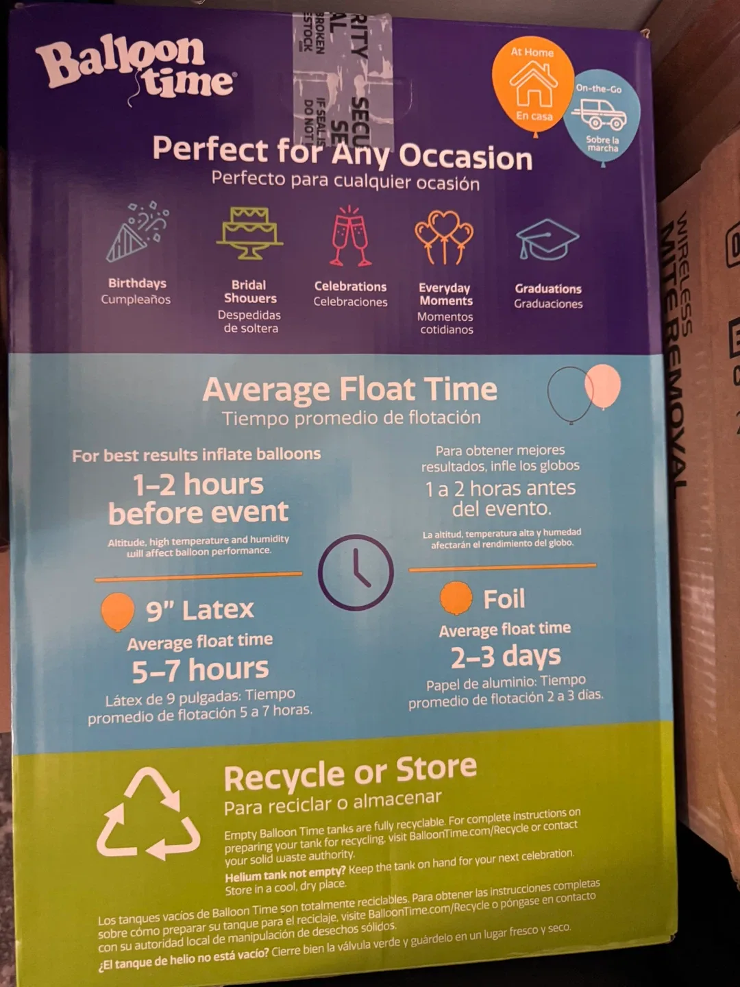 GreatWhip Helium Balloon Tank Kit - 50 Balloons image indicator(3)