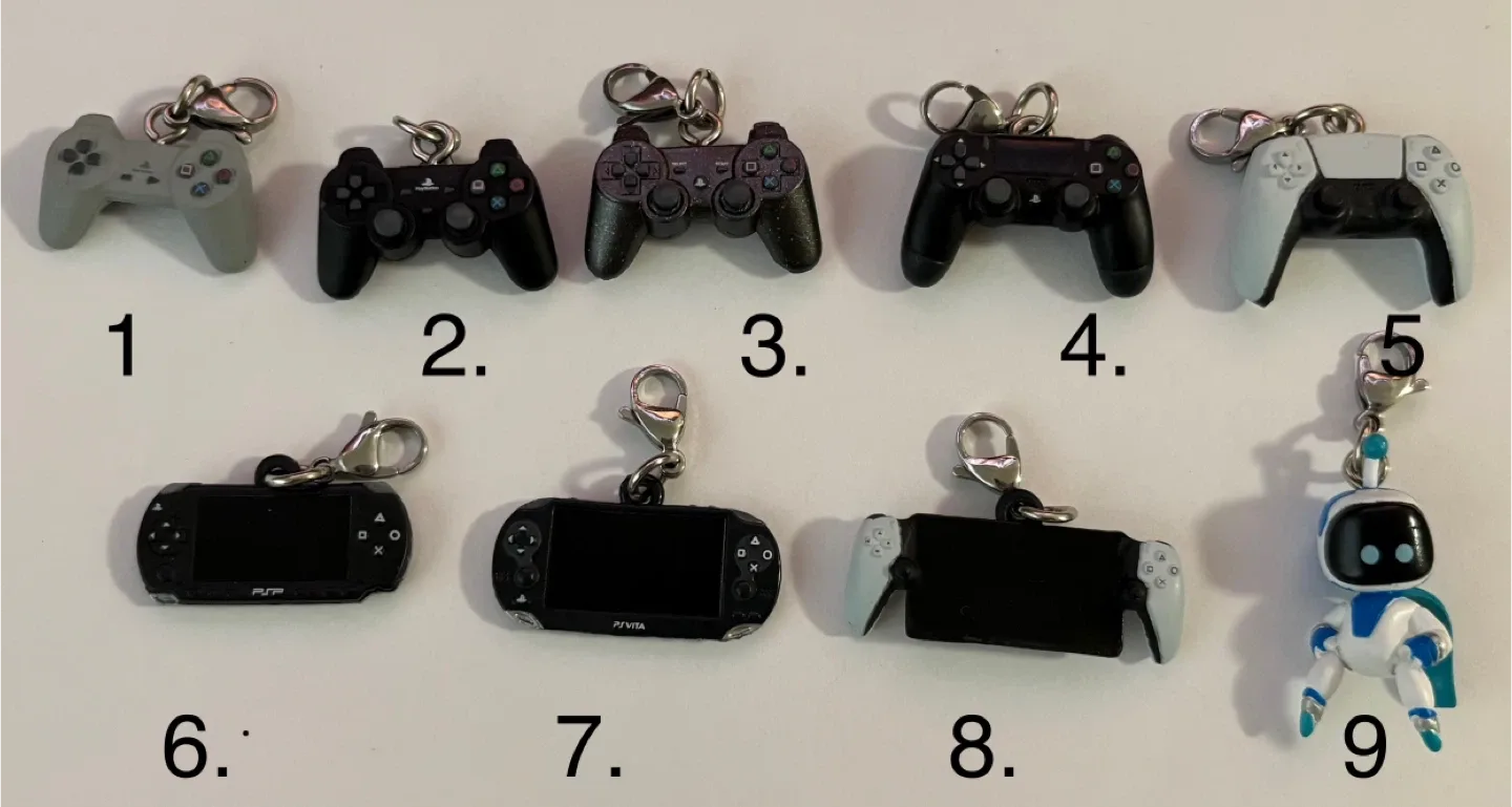 PlayStation Console astrobot keychain charm Christmas gift image indicator(2)