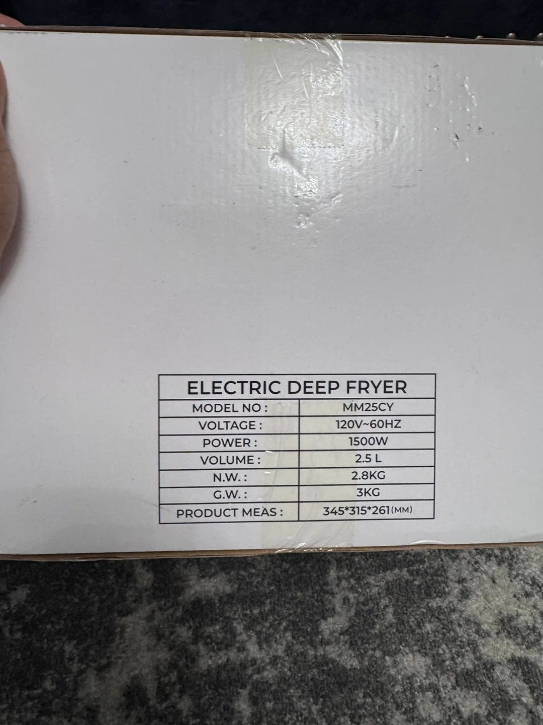 Pukomc Electric Deep Fryer MM25CY - photo 2