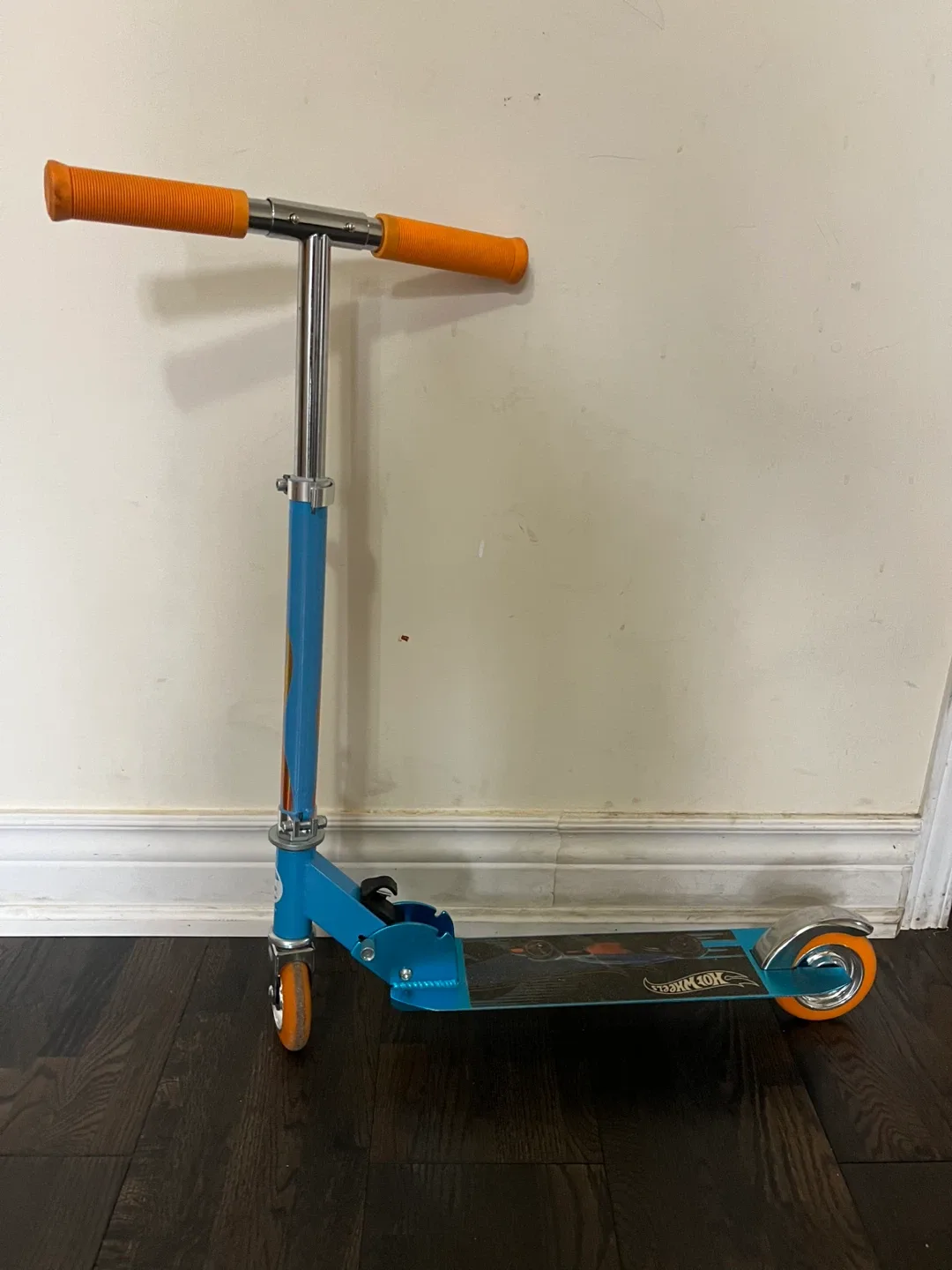 Hot Wheels Folding Scooter - Blue & Orange
