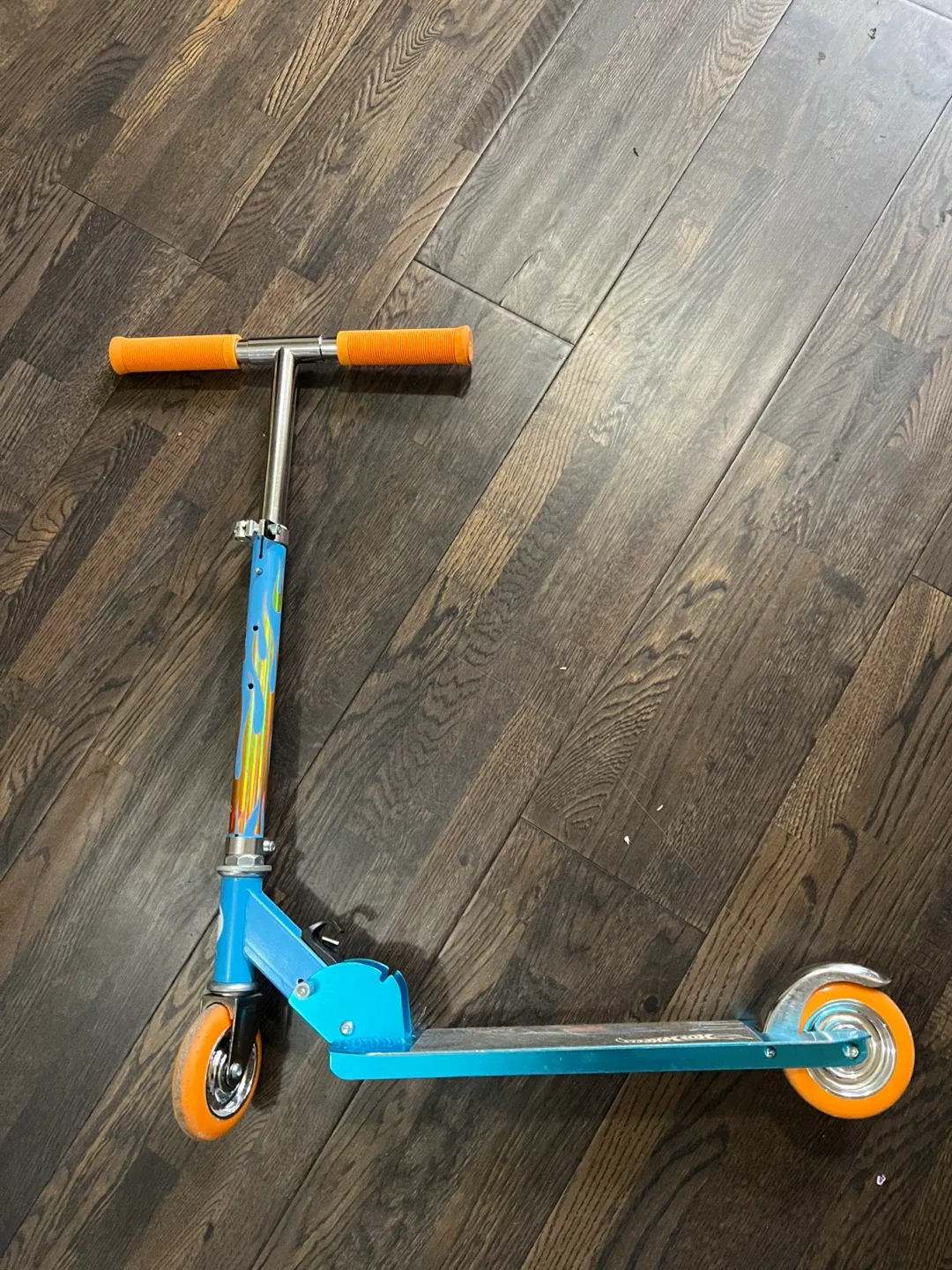 Hot Wheels Folding Scooter - Blue & Orange image indicator(3)