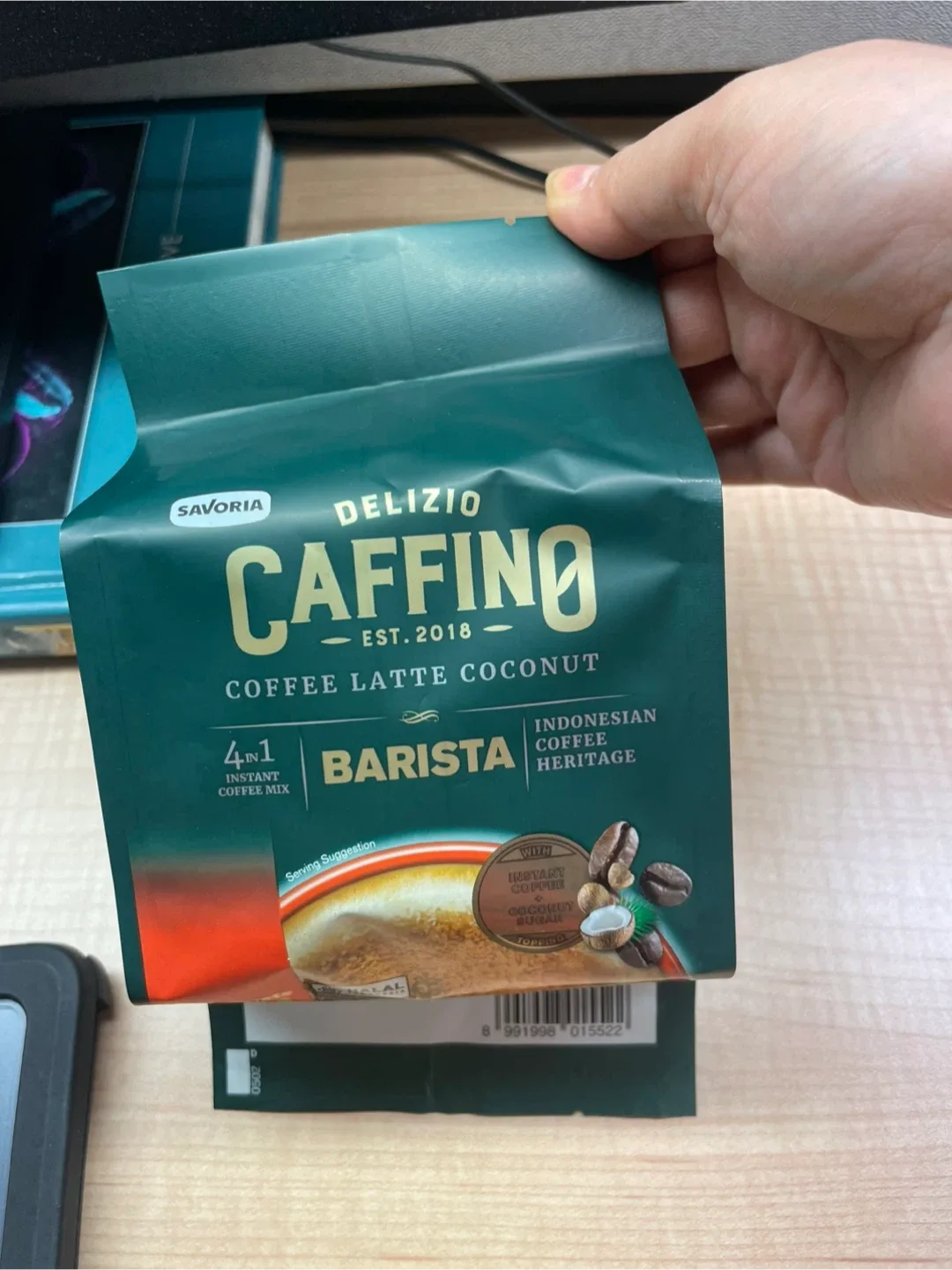 Delizio Caffino Coffee Latte Coconut 4-in-1 Mix