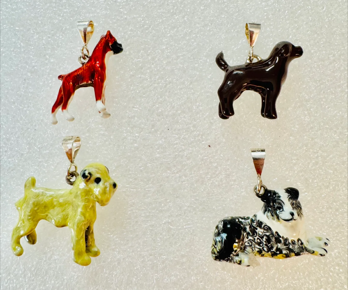 925 Sterling Silver Dog Breed Pendants -NEW!