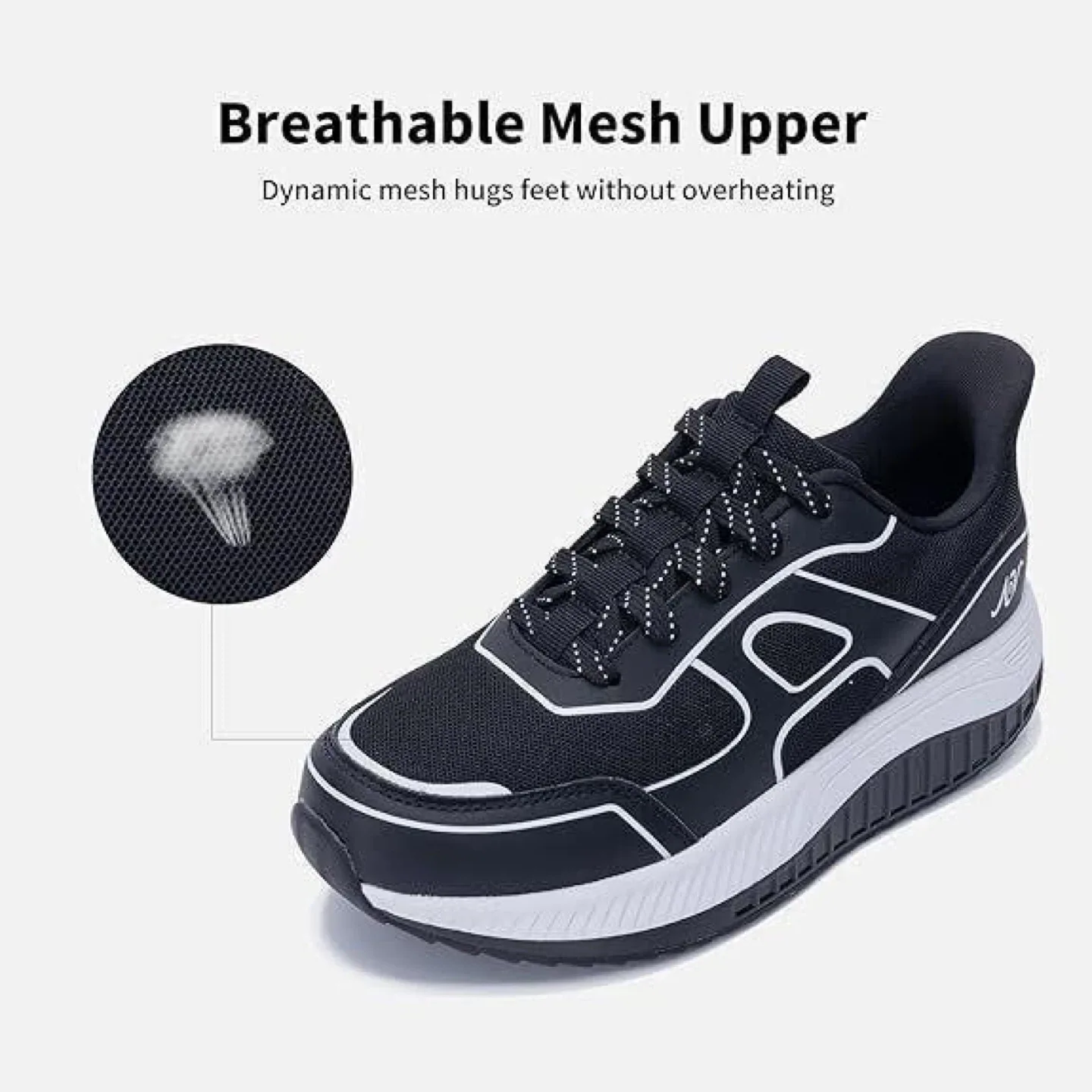 (Size-7.5) Womens Sneakers with Arch Support image indicator(2)