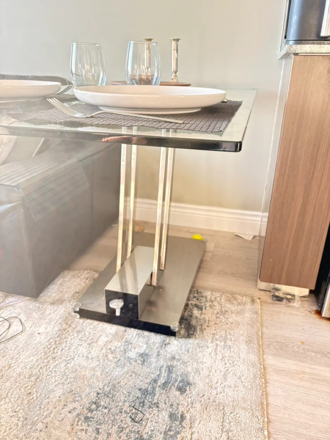 Glass Dining Table Set - photo 2