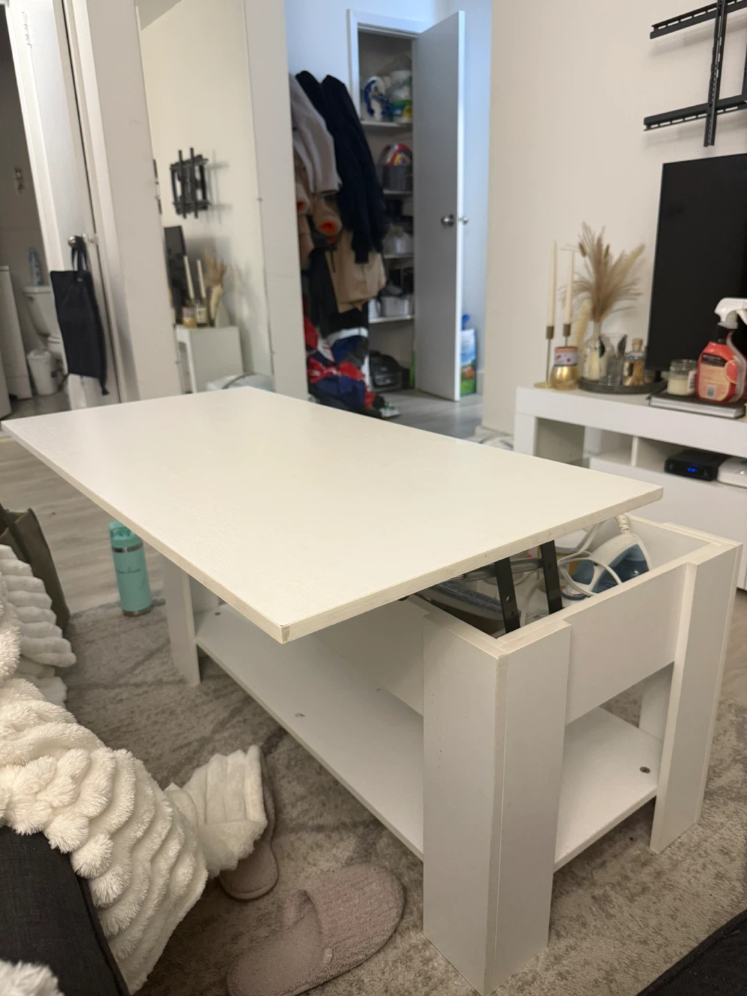 Lift up multi-purpose coffee table - photo 4