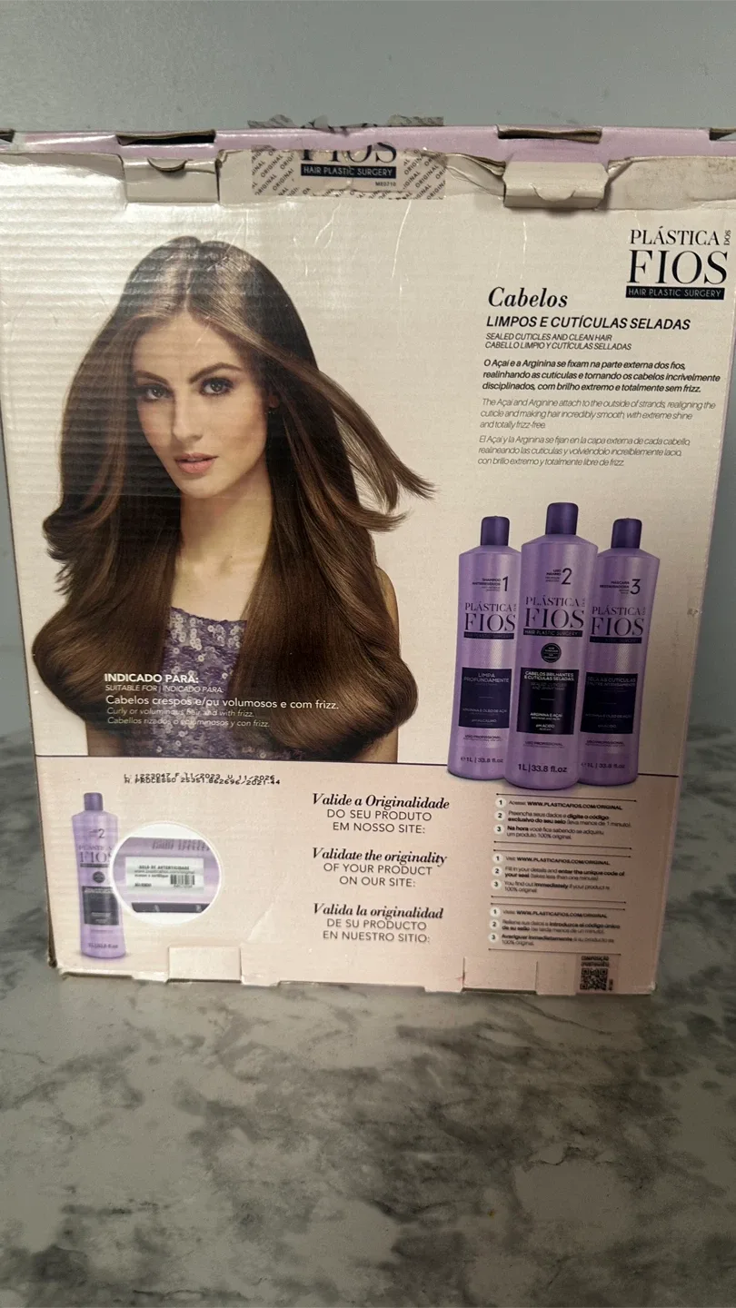 Plástica Dos Fios Hair Plastic Surgery Kit image indicator(6)