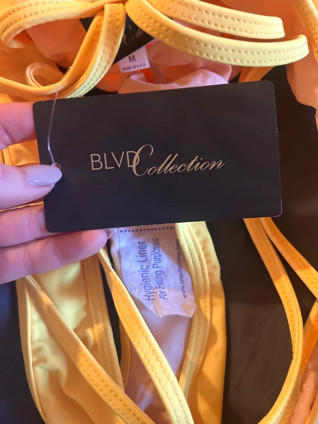 BLVD Collection Yellow Bikini Bottom - Size M image indicator(4)