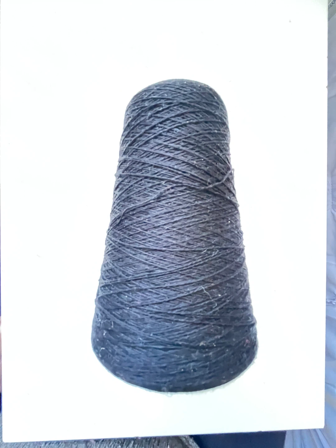 Colourmart Black Cashmere/Cotton Yarn