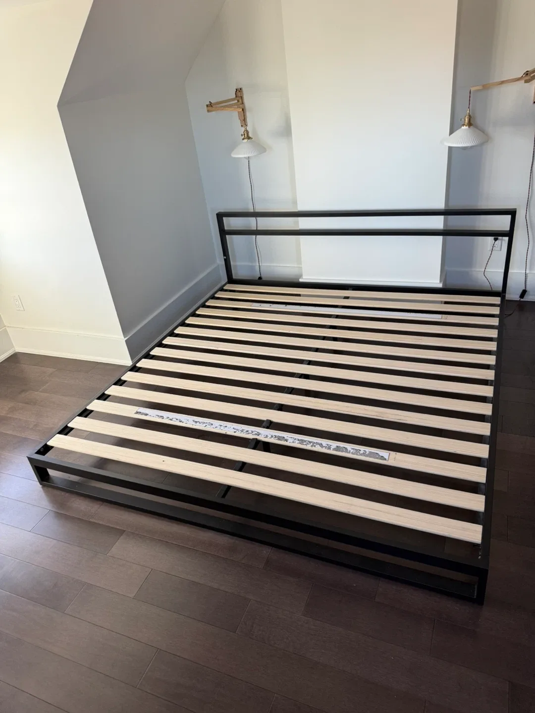 Black Platform Bed Frame - King Size image indicator(3)