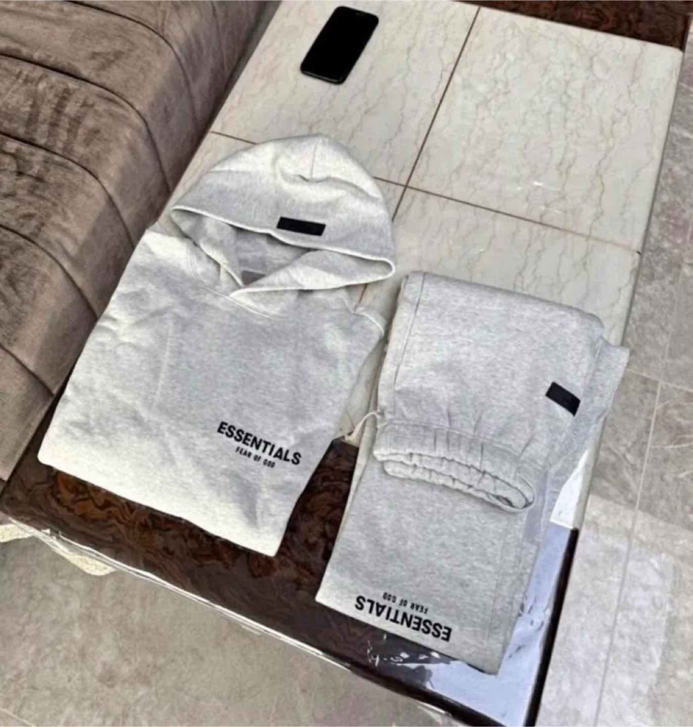 NEED GONE Essentials Hoodie & Pants NEGOTIABLE AND TRADES