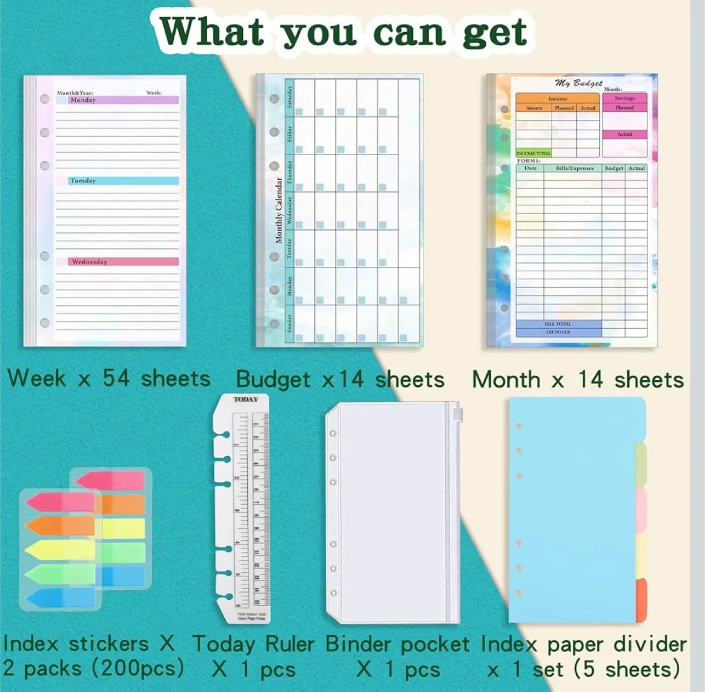Budget Planner Refills Set image indicator(2)