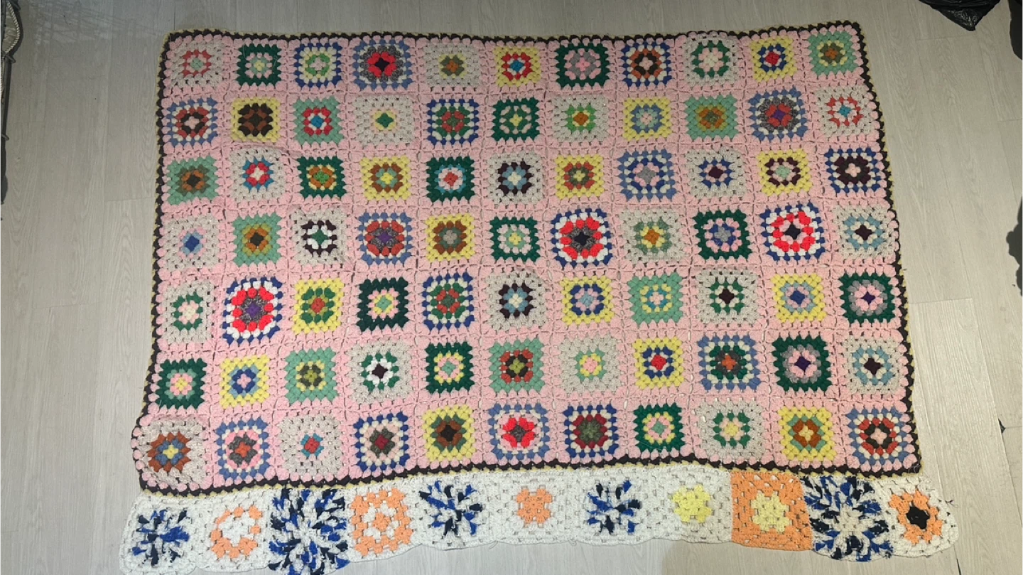 Handmade 100% wool Blanket