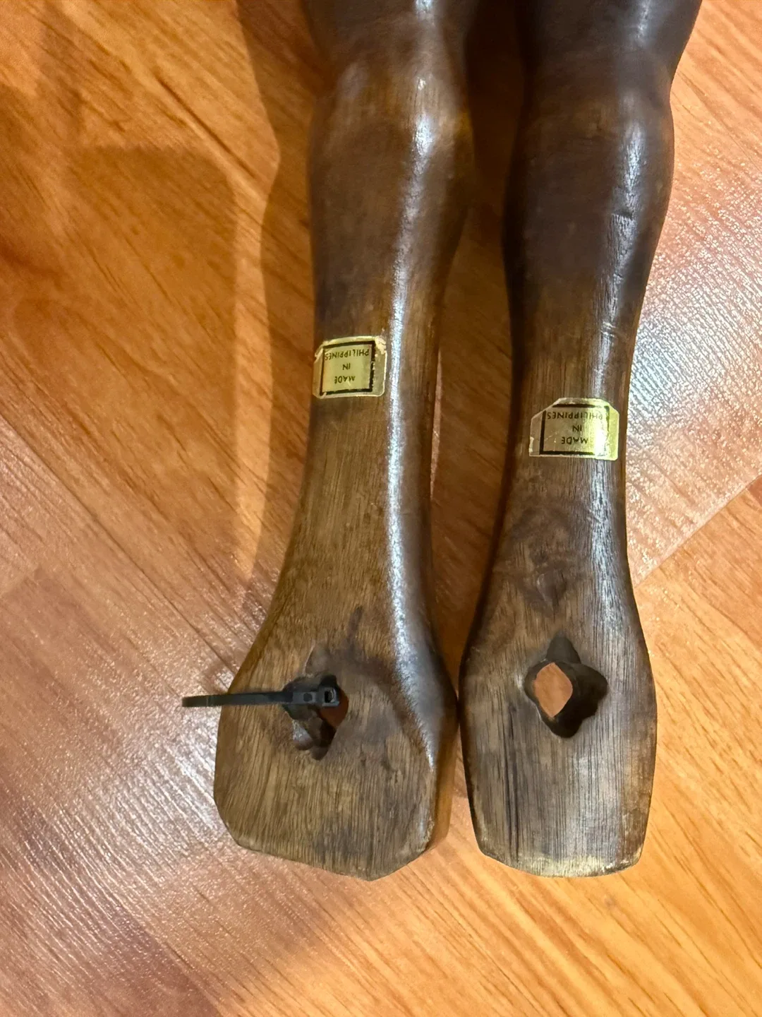 Large Decorative Wooden Spoon and Fork Set image indicator(9)