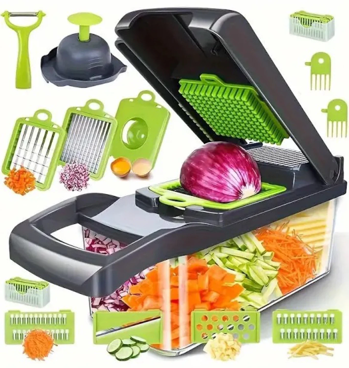 Kitchen Ideas Veggie Slicer - 16 Pcs - photo 2