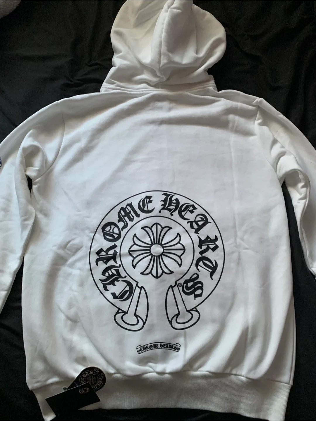 Chrome Hearts White Zip-Up Hoodie image indicator(2)