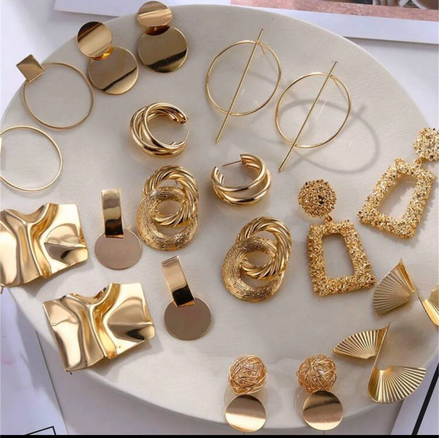 Assorted Gold Earrings