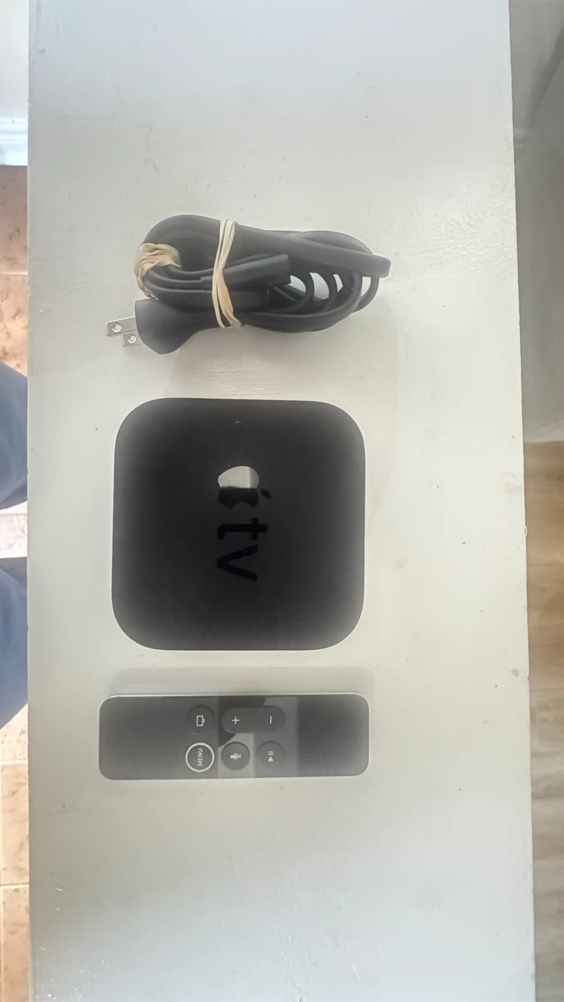 Apple TV 4K Gen 1 with Remote and Power Cord