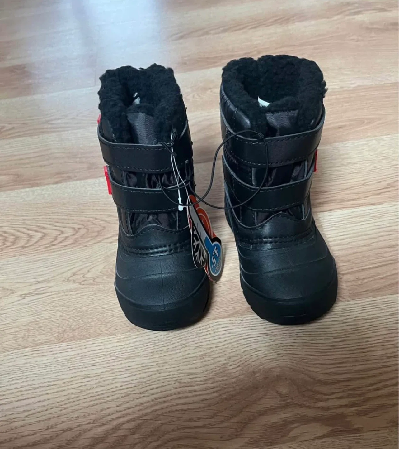 Kids Black Winter Boots - Size 7 image indicator(3)
