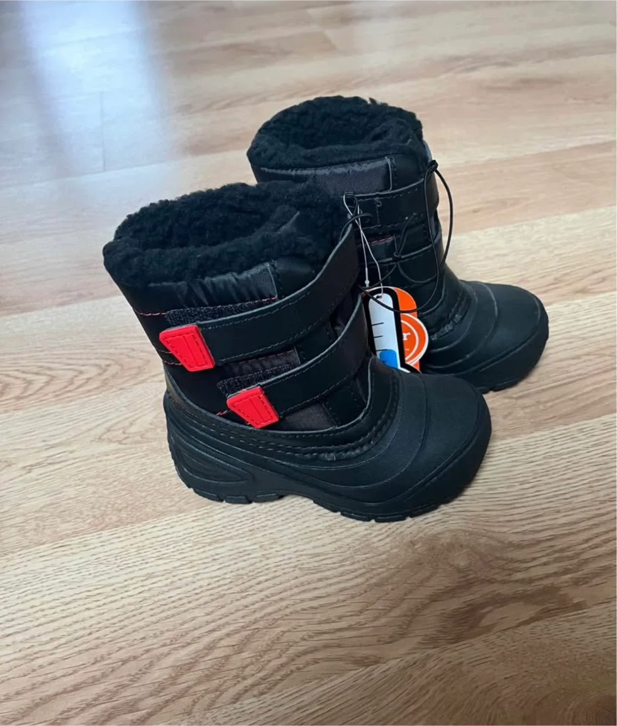Kids Black Winter Boots - Size 7 image indicator(2)