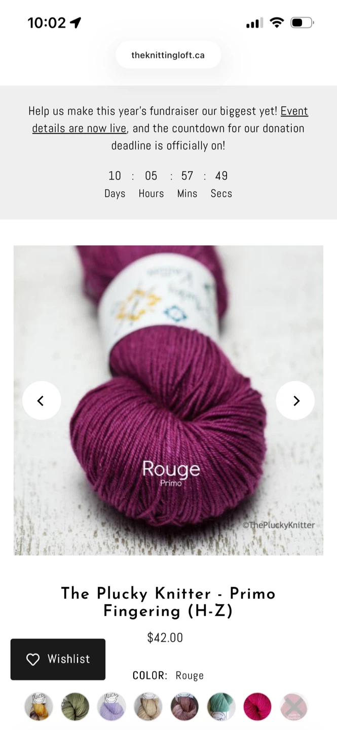 The Plucky Knitter Primo Fingering Yarn - Rouge - photo 2