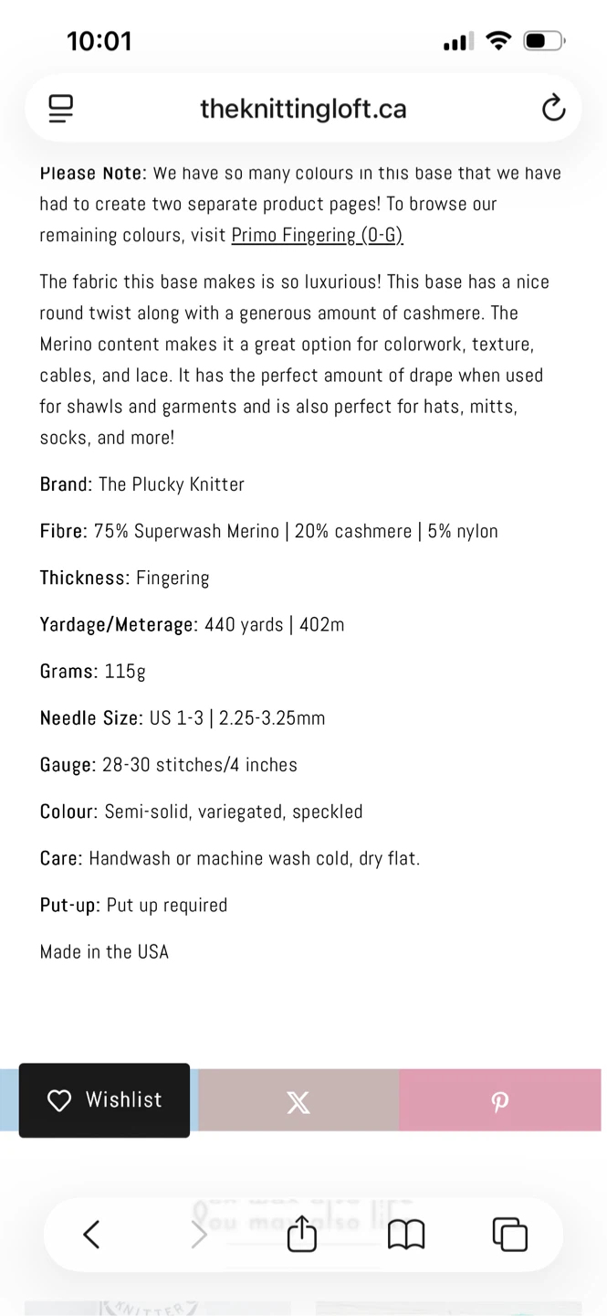 The Plucky Knitter Primo Fingering Yarn - Rouge - photo 3