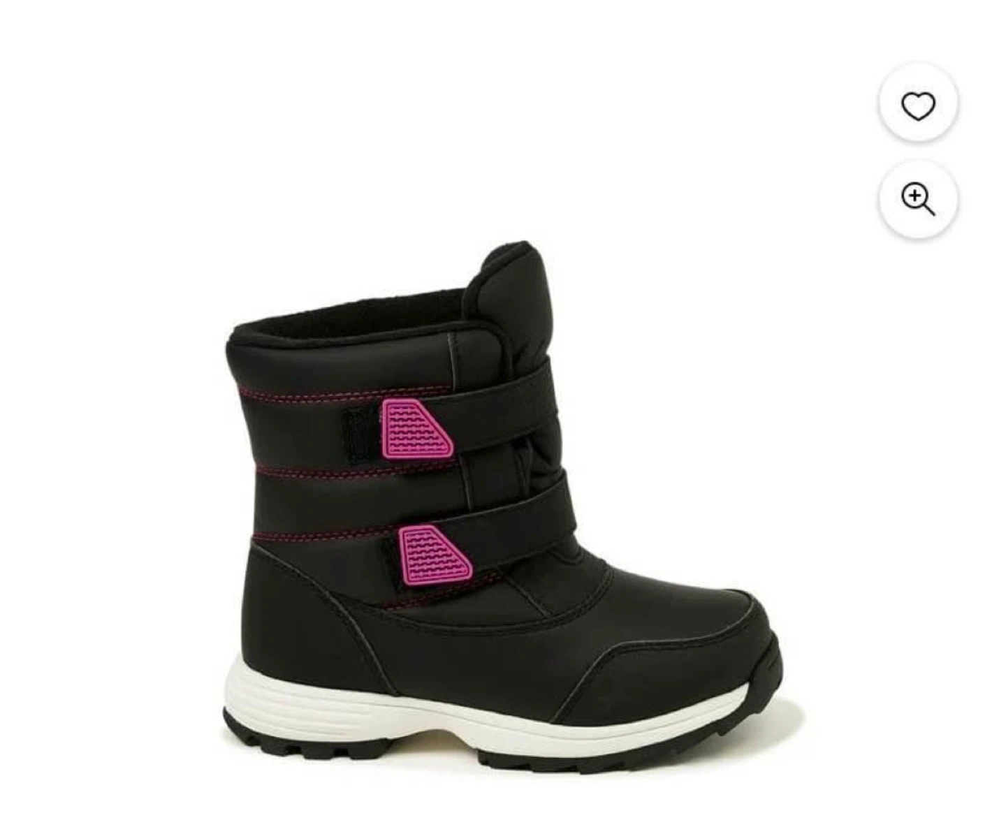 Girls Black Winter Snow Boots- size 12 and 2 - photo 2