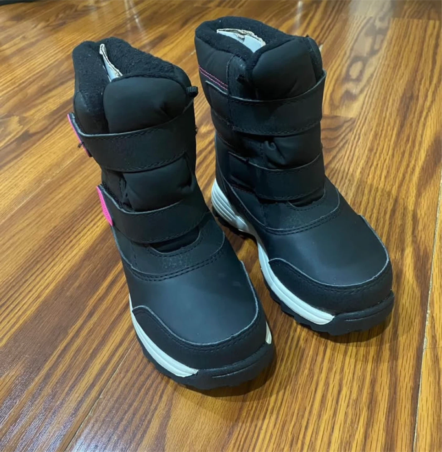 Girls Black Winter Snow Boots- size 12 and 2 - photo 4