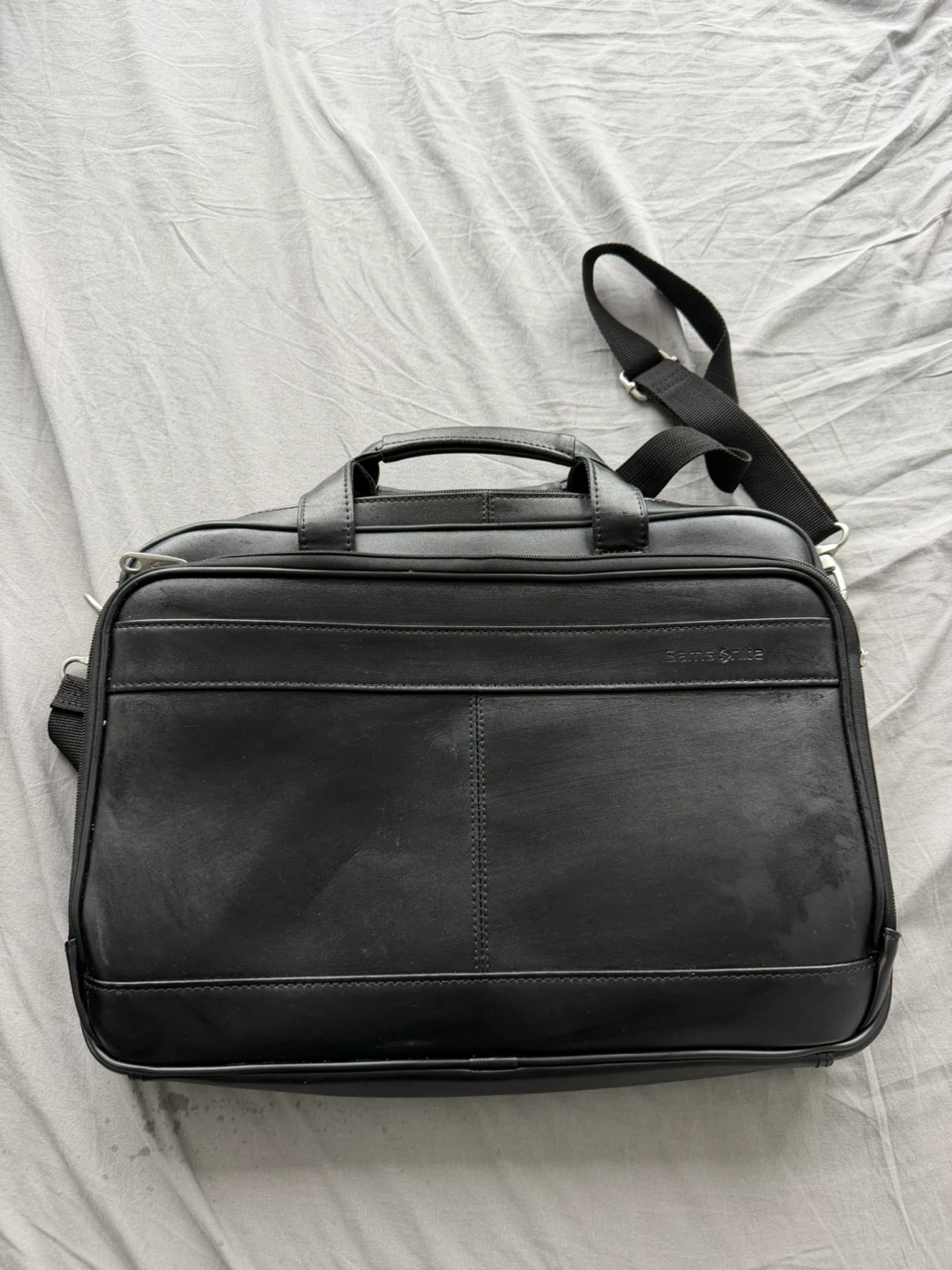 Samsonite Luggage Leather Slim Briefcase