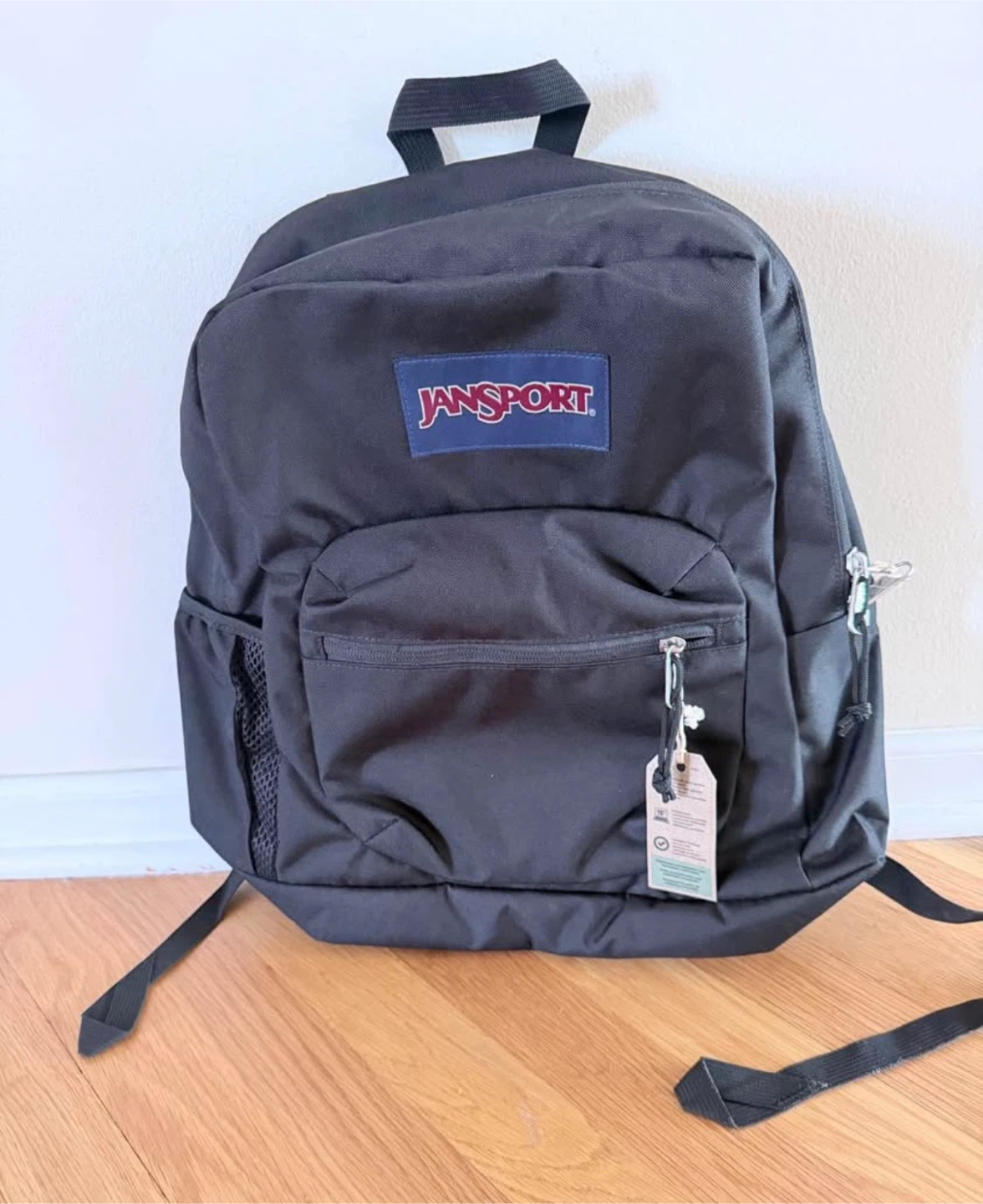 JanSport Cross Town Plus 17" Backpack - Black - photo 4