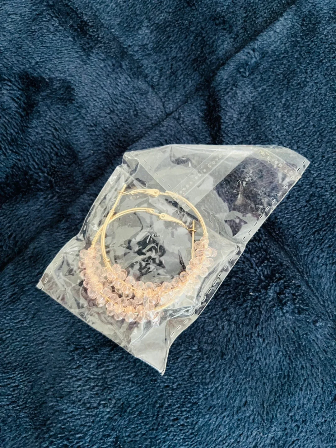 New Beaded Hoop Earrings