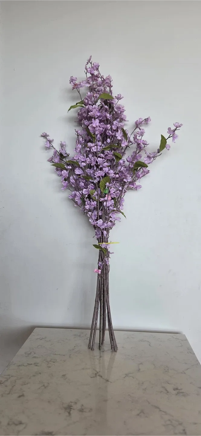 Purple Artificial Floral stem