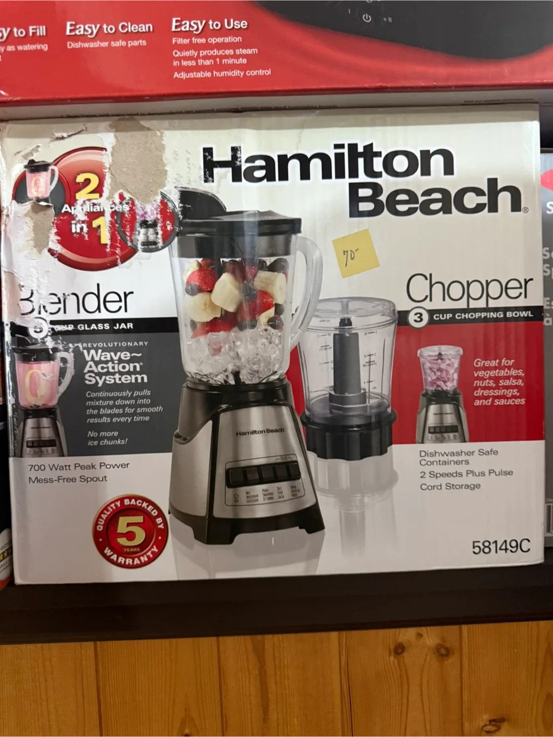 Hamilton Beach Blender & Chopper Combo