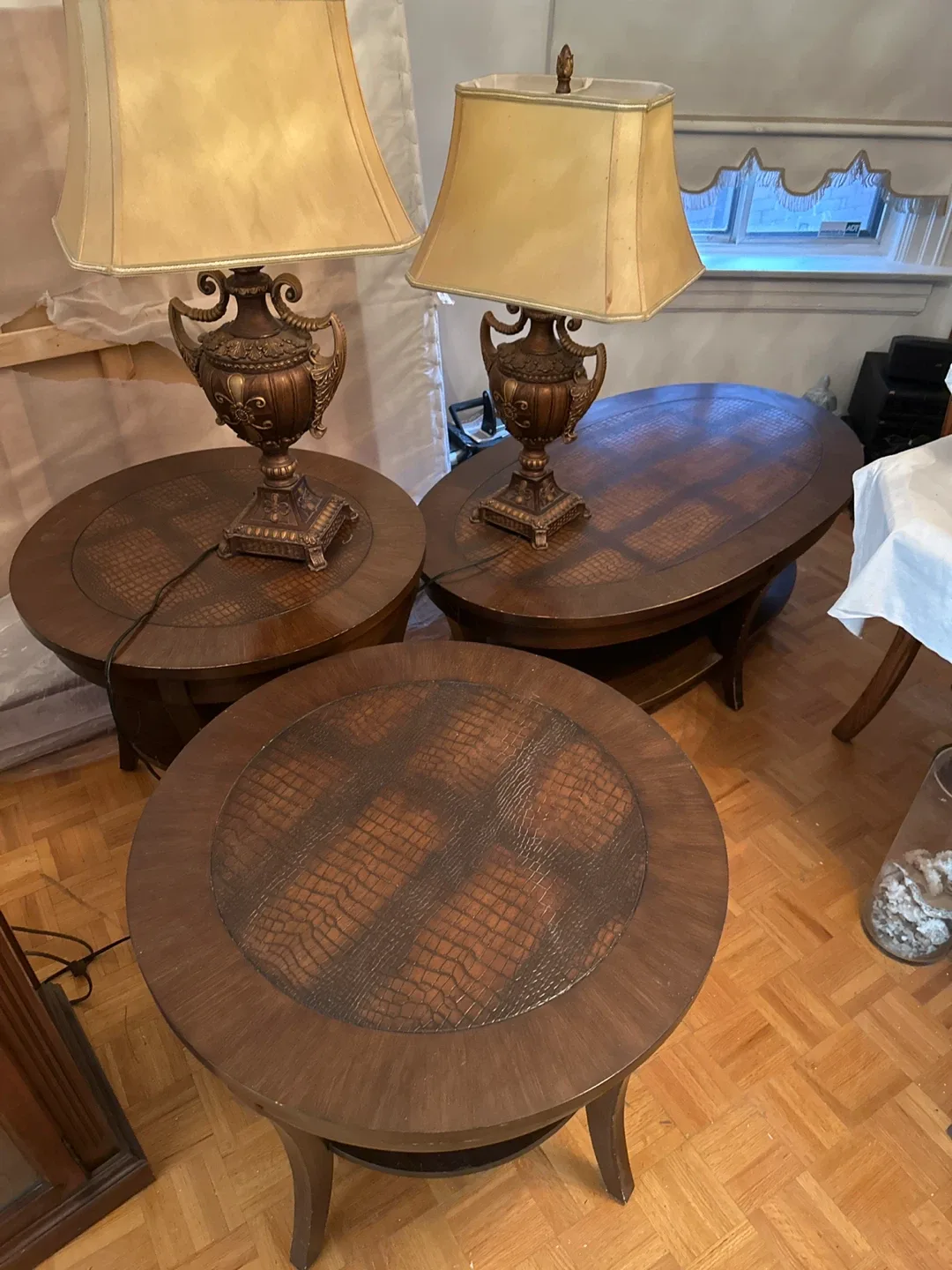 2 End Tables and Coffee Table Set
