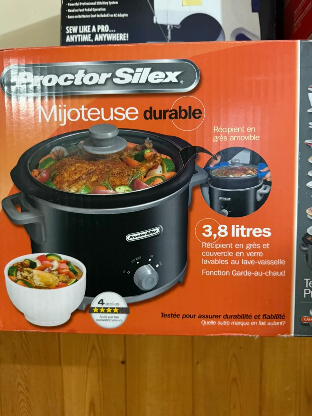 Proctor Silex Mijoteuse Durable Slow Cooker - 3.8 Litres