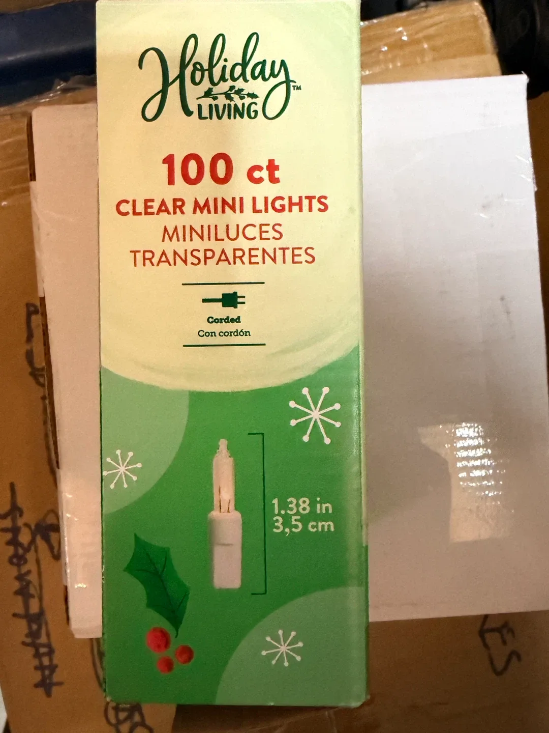 Holiday Living 100 ct Clear Mini Lights(white) - 2 boxes image indicator(3)