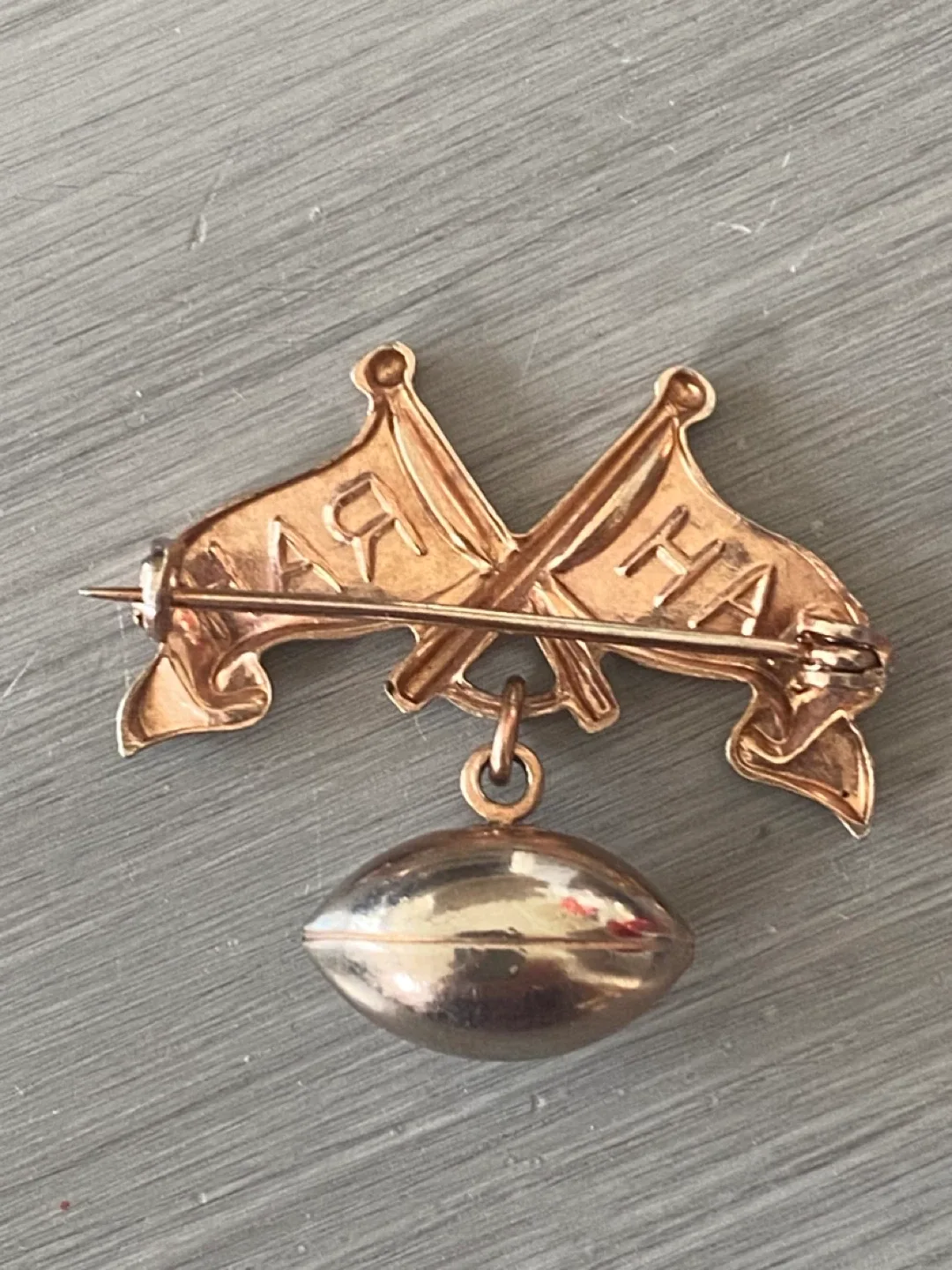 Vintage Rare RAH RAH Football Pin! image indicator(6)