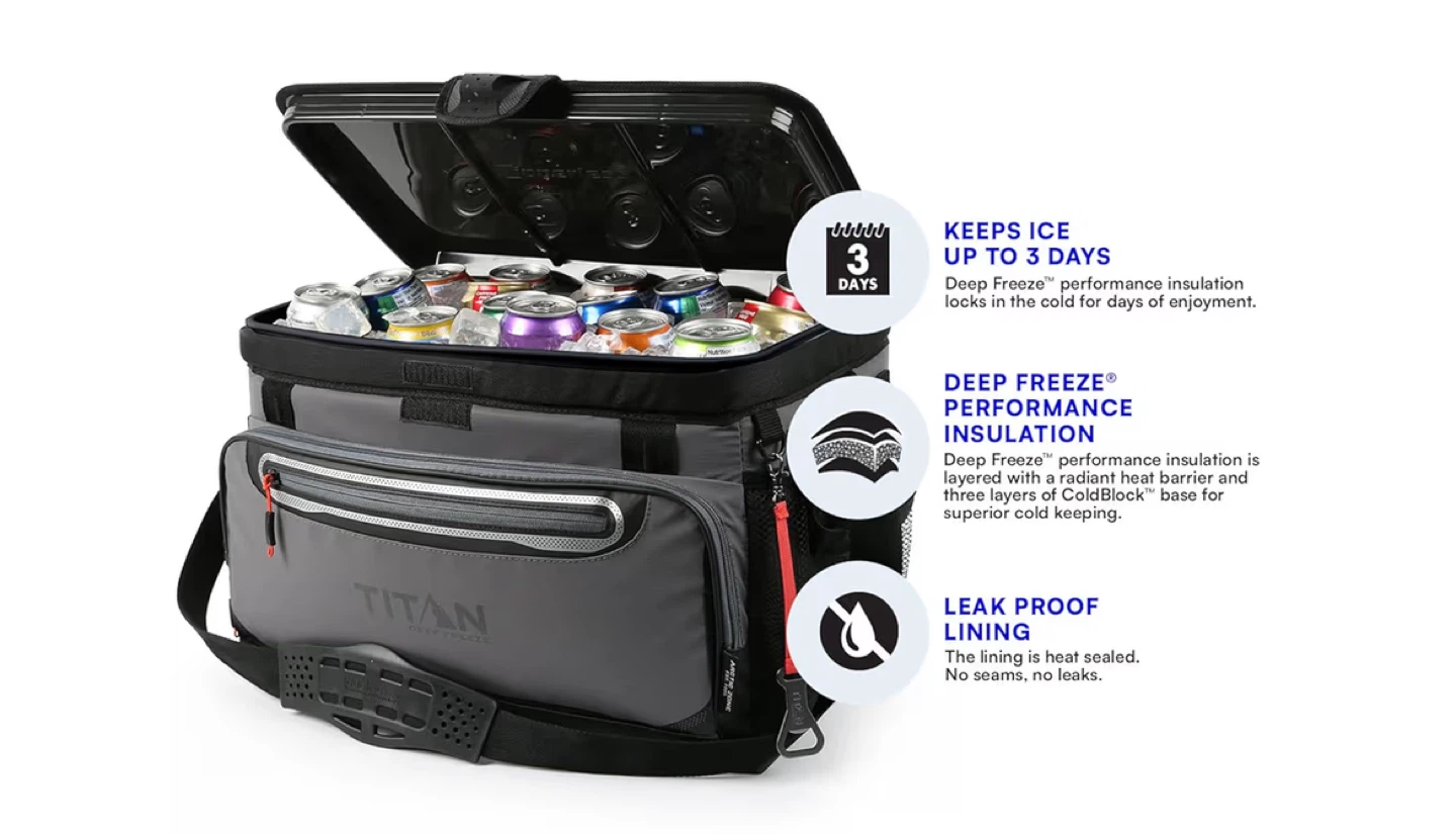 Titan Deep Freeze Zipperless Cooler - photo 2